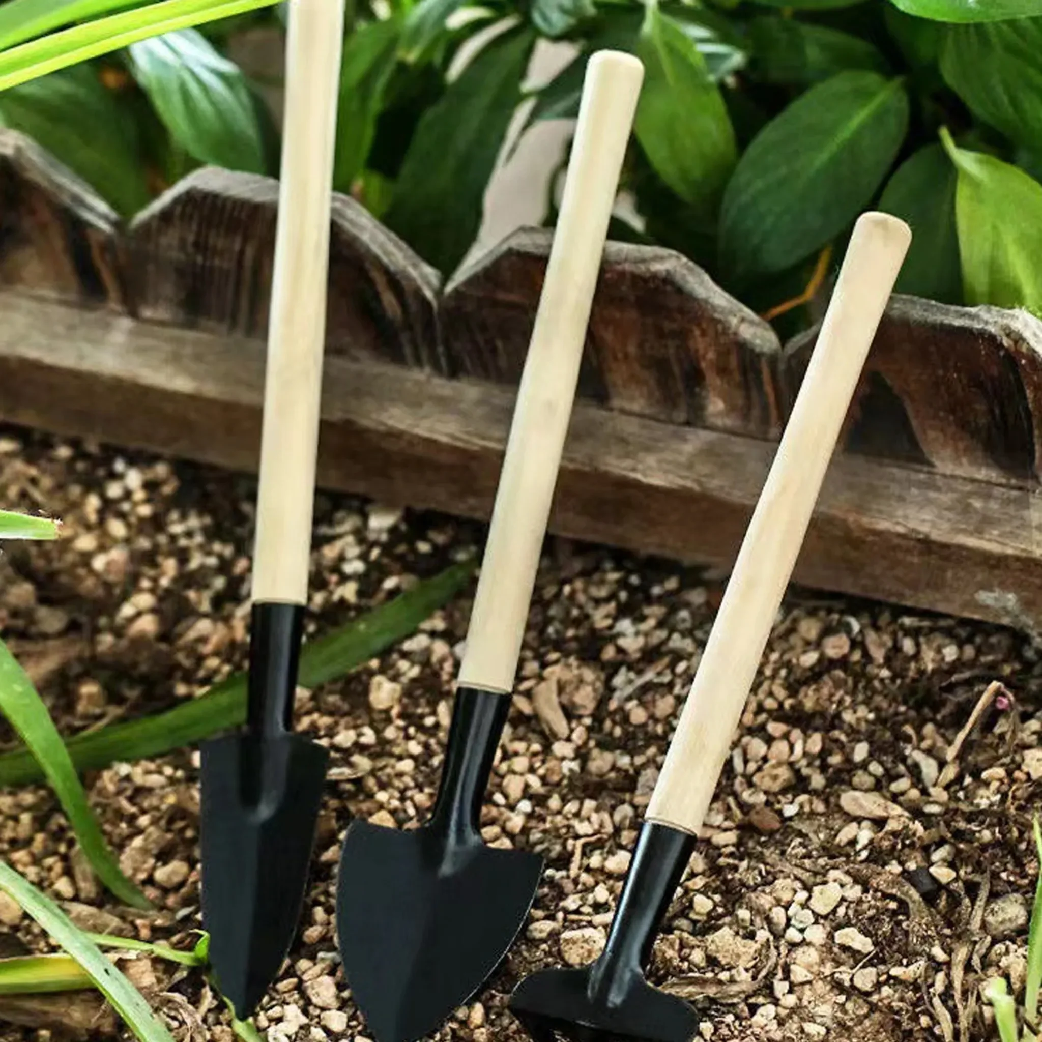 Gartenpflege-Set Mini-Tools – Schaufel, Kelle & Rechen